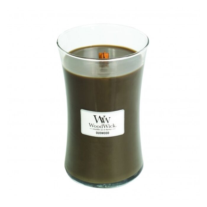WoodWick® Large Jar Candle - Oudwood-1